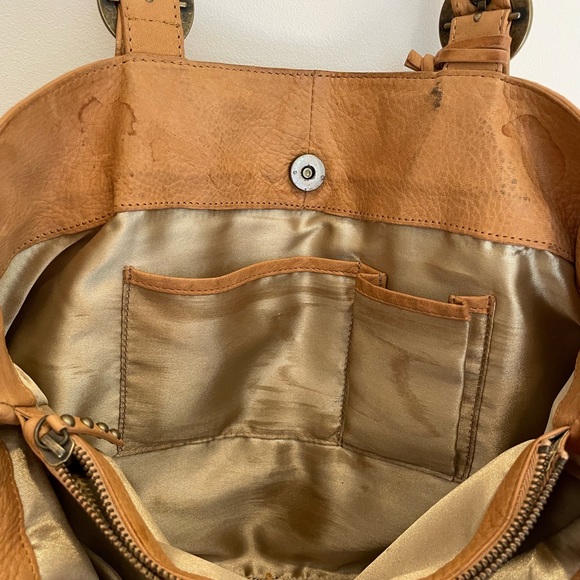 Charles David leather satchel bag - Picture 3 of 7